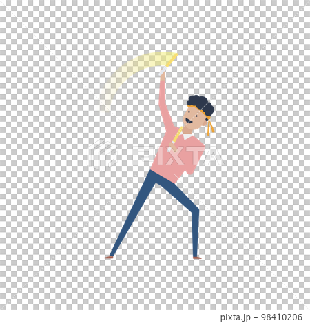 一個扮演otagei的男粉絲的插圖素材 98410206