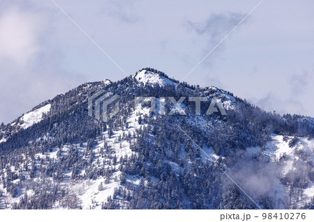 錫杖岳　雪景色 98410276