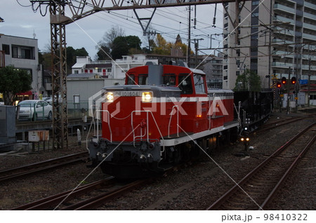 水郡線 水戸駅 DE10西金工臨最終日 98410322