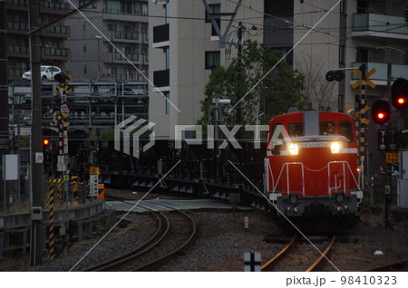水郡線 水戸駅 DE10西金工臨最終日 98410323