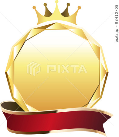 高級感のあるデザインのメダル 98410708