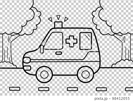 救護車著色書 98412055