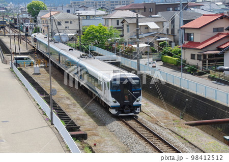 伊豆箱根鉄道駿豆線 韮山付近 特急踊り子257系 98412512