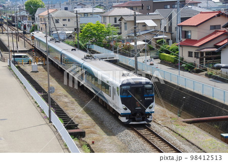 伊豆箱根鉄道駿豆線 韮山付近 特急踊り子257系 伊豆箱根鉄道駿豆線 韮山付近 特急踊り子257系 98412513