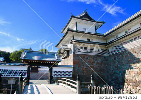 橋爪門・金沢城(石川県・金沢市) 橋爪門・金沢城(石川県・金沢市) 98412863