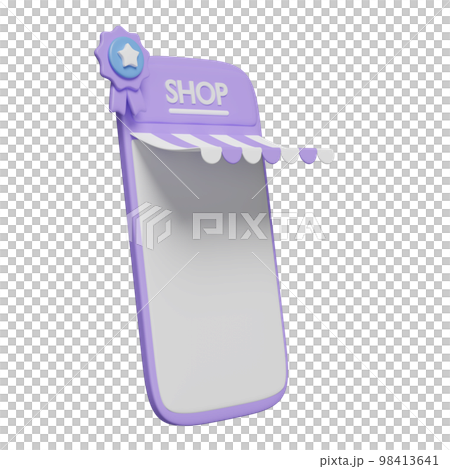 3d mobile phone, smartphone with store front, quality guarantee ribbon and star isolated. online shopping certificate, minimal concept, 3d render illustration 3d mobile phone, smartphone with store front, quality guarantee ribbon and star isolated. online shopping certificate, minimal concept, 3d render illustration 98413641