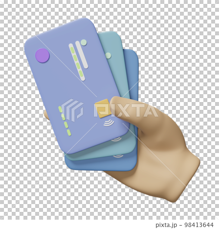 3d hand hold blue credit card isolated. payment transaction, online shopping, saving money, business finance, cashless concept, 3d render illustration 3d hand hold blue credit card isolated. payment transaction, online shopping, saving money, business finance, cashless concept, 3d render illustration 98413644