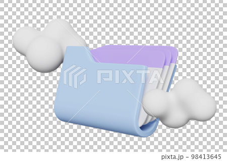 3d folder icon with cloud isolated. storage download, data transfering, datacenter connection network, minimal concept, 3d render illustration 3d folder icon with cloud isolated. storage download, data transfering, datacenter connection network, minimal concept, 3d render illustration 98413645