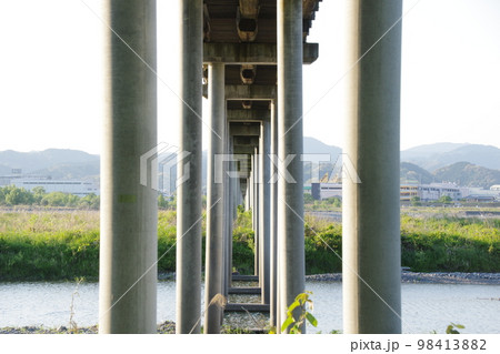 静岡 島田 蓬莱橋 橋脚 静岡 島田 蓬莱橋 橋脚 98413882