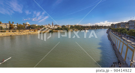 Guadalquivir River View, Sevilla, Spain Guadalquivir River View, Sevilla, Spain 98414922