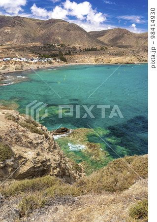Beach of La Isleta del Moro, Cabo de Gata-Nijar Natural Park, Spain Beach of La Isleta del Moro, Cabo de Gata-Nijar Natural Park, Spain 98414930