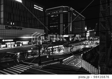広島駅　南口　路面電車のりば　広島県広島市 98416876
