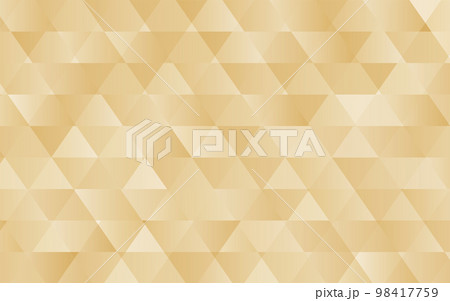 ゴールドの抽象背景、ランダムな三角形の集まり、ベクター素材 ゴールドの抽象背景、ランダムな三角形の集まり、ベクター素材 98417759