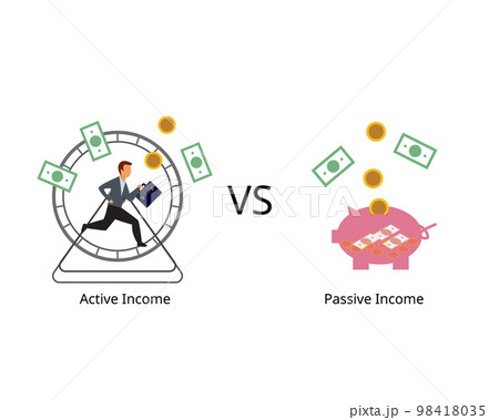 passive income compare with active income earned through effort or output passive income compare with active income earned through effort or output 98418035