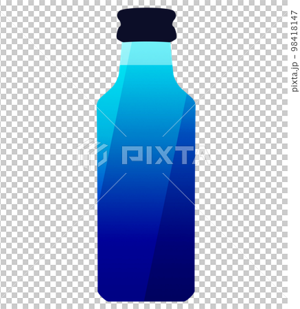 水晶藍瓶插畫 水晶藍瓶插畫 98418147