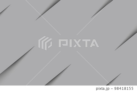 Realistic Cuts in Silver Paper Sheet 98418155