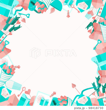Valentine frame background 98418730