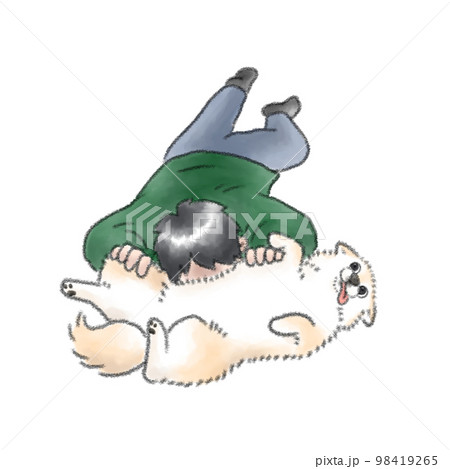 犬を吸う人 98419265