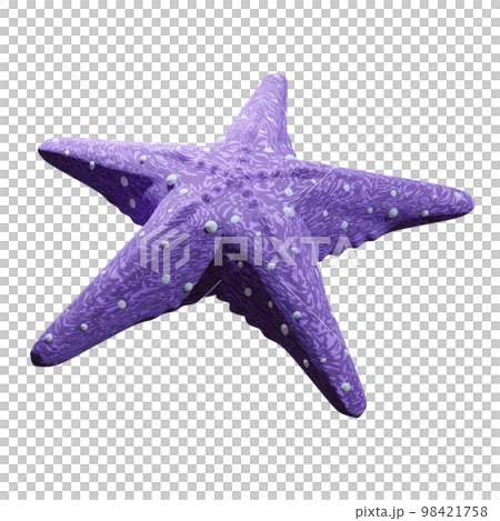 3D rendering starfish with five legs, tentacle rays. Marine life on coral reefs. Realistic PNG illustration isolated on transparent background 3D rendering starfish with five legs, tentacle rays. Marine life on coral reefs. Realistic PNG illustration isolated on transparent background 98421758