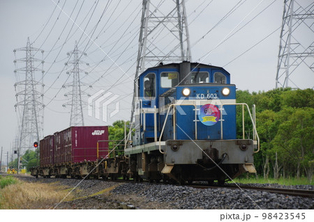 京葉臨海鉄道 KD603 コンテナ列車 60周年ヘッドマーク 98423545