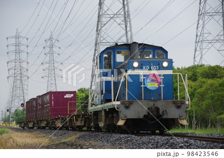 京葉臨海鉄道 KD603 コンテナ列車 60周年ヘッドマーク 98423546