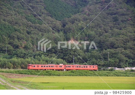山口線 渡川付近 普通列車 キハ47 98425900