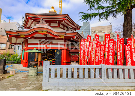 東京　台東区　浅草寺　銭塚地蔵尊 98426451