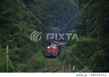 山口線 仁保付近近 DLやまぐち号 DD51 山口線 仁保付近近 DLやまぐち号 DD51 98426533