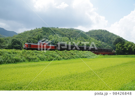 山口線 長門峡付近 DLやまぐち号 DD51 山口線 長門峡付近 DLやまぐち号 DD51 98426848