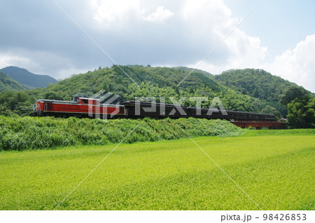 山口線 長門峡付近 DLやまぐち号 DD51 山口線 長門峡付近 DLやまぐち号 DD51 98426853
