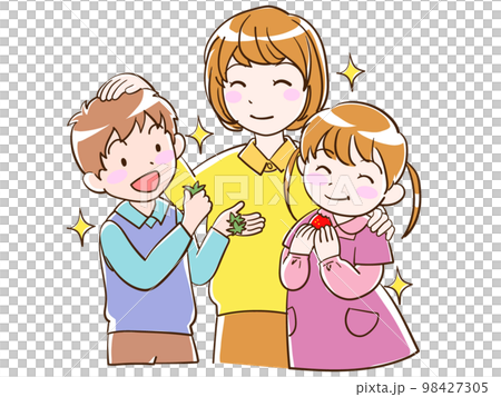 閃閃發光的父母和孩子 98427305