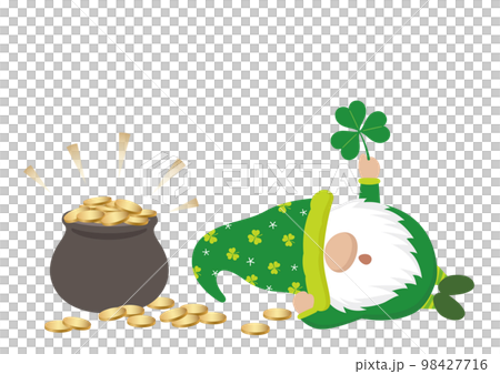 聖パトリックの日のシンボルイラスト 98427716