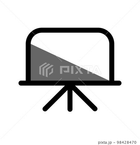 Illustration Vector Graphic of Presentation Board icon Illustration Vector Graphic of Presentation Board icon 98428470