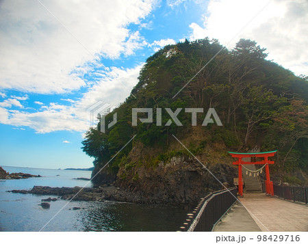 荒島神社・宮城県本吉郡南三陸町志津川 98429716