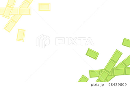 チョコレートのフレーム　抹茶　ピスタチオチョコ　ホワイトチョコレート 98429809