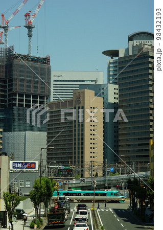 地下化前の梅田貨物線を走る283系特急くろしお 98432193