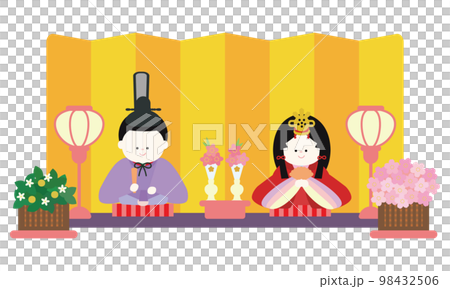 Doll's Festival Odairi-sama and doll decorations 98432506