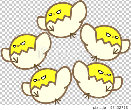 一群白色小雞形狀的怪物 98432718