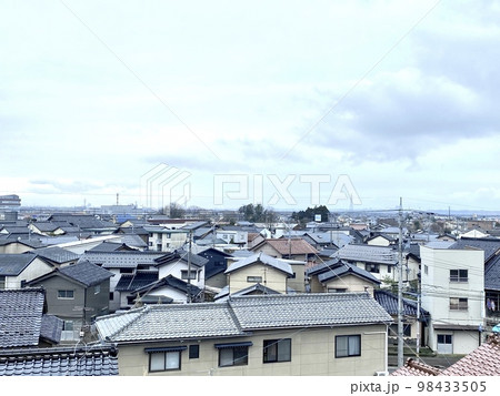 石川県河北郡津幡町 津幡城跡からの風景 石川県河北郡津幡町 津幡城跡からの風景 98433505