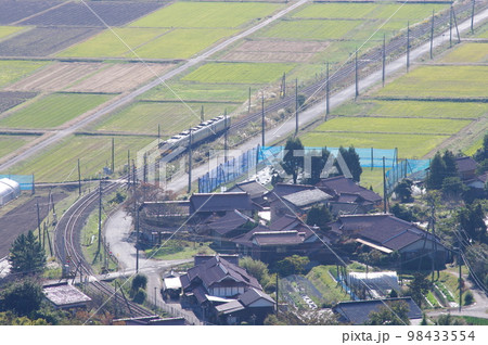 山口線 船平山俯瞰 特急スーパーおき号 キハ187 山口線 船平山俯瞰 特急スーパーおき号 キハ187 98433554