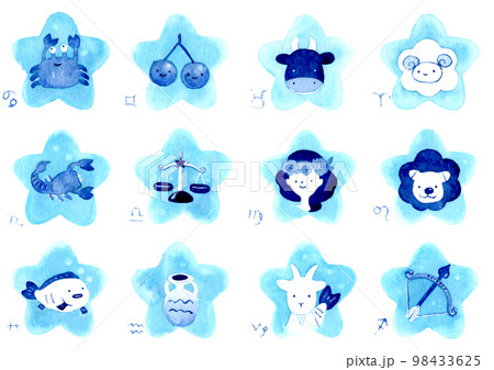12星座、星占い、 98433625