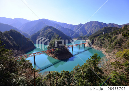 奥大井湖上駅（静岡県榛原郡） 98433705