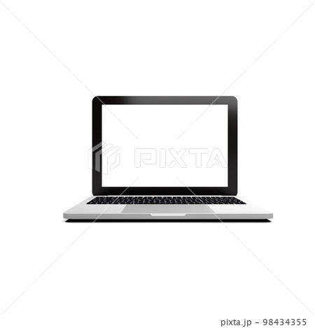 Isolated laptop on white background. 3d rendering 98434355