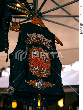 Villach, Austria - 2022 September 4 : European Bike Week, Harley Treffen Faaker See.  "Harley Davidson" market, Camping Arneitz 98435242