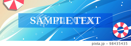 背景イラスト_きれいな海 98435435