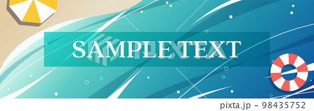 背景イラスト_きれいな海 98435752