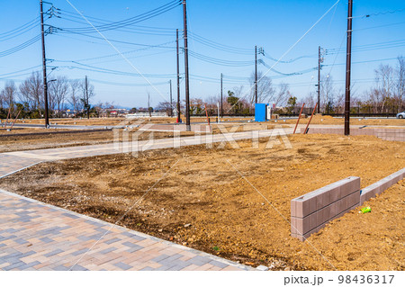 造成地　開発が進む郊外型戸建住宅団地 98436317
