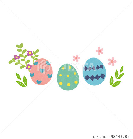 2023イースター素材11（文字なし） 98443205