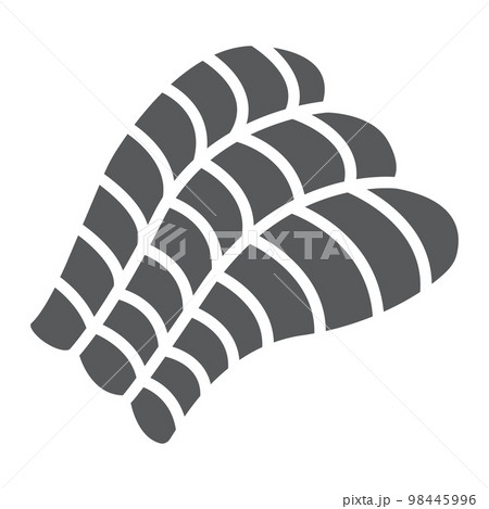 Sashimi glyph icon, asian and food, sushi sign, vector graphics, a solid pattern on a white background, eps 10. Sashimi glyph icon, asian and food, sushi sign, vector graphics, a solid pattern on a white background, eps 10. 98445996