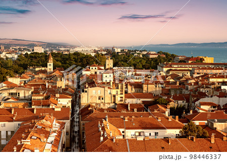 Top view of the Zadar, Croatia. 98446337